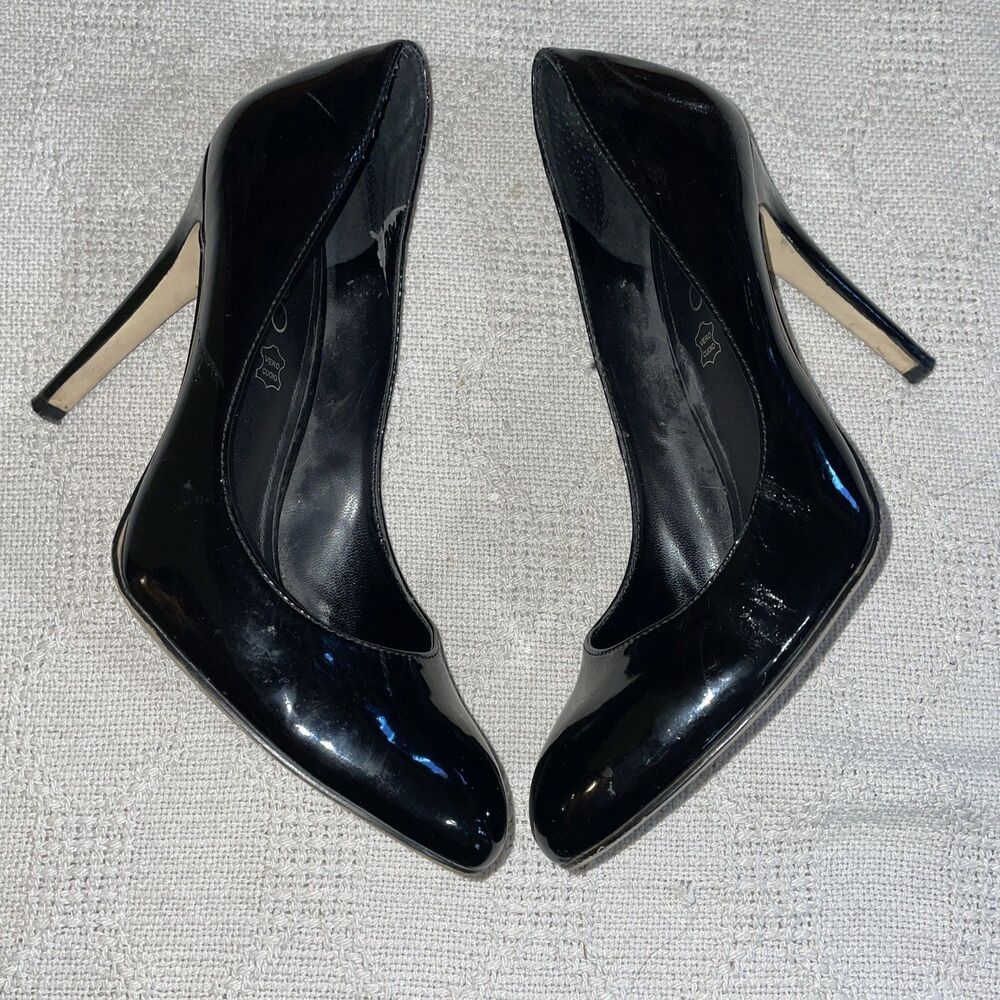 Aldo Women’s Dressy Pumps Size 37 U.S. 6 M Black Patent Leather Going Out Party